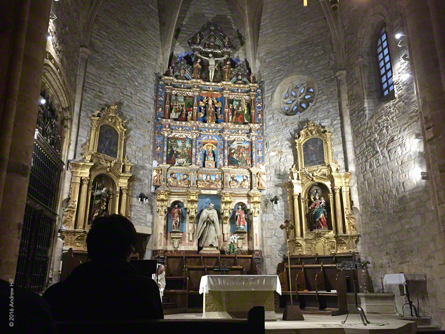 The chapel at the monastery in Zenarruza